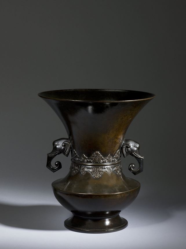 Bronze Temple Flower Vase, Japan, Edo Period | MasterArt